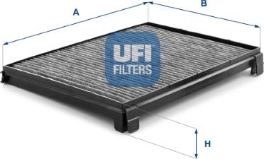 UFI 54.352.00 - Filtre, air de l'habitacle cwaw.fr