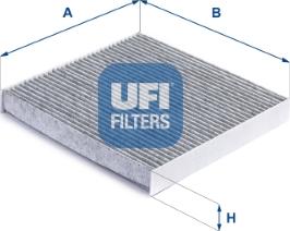 UFI 54.306.00 - Filtre, air de l'habitacle cwaw.fr