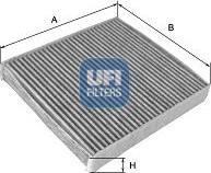 UFI 54.331.00 - Filtre, air de l'habitacle cwaw.fr