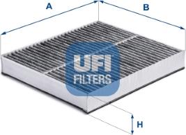 UFI 54.320.00 - Filtre, air de l'habitacle cwaw.fr