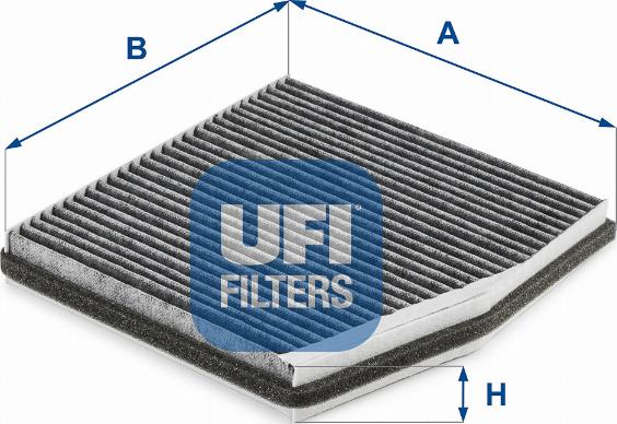 UFI 54.262.00 - Filtre, air de l'habitacle cwaw.fr