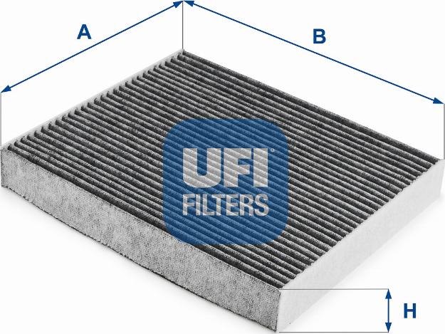 UFI 54.284.00 - Filtre, air de l'habitacle cwaw.fr