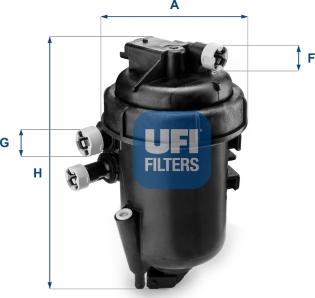 UFI 55.084.00 - Filtre à carburant cwaw.fr