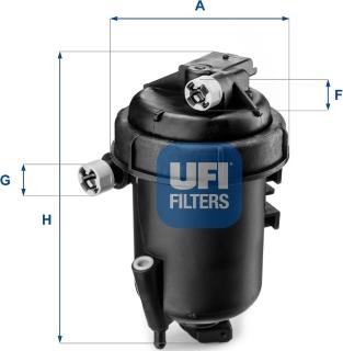 UFI 55.144.00 - Filtre à carburant cwaw.fr