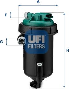 UFI 55.148.00 - Filtre à carburant cwaw.fr