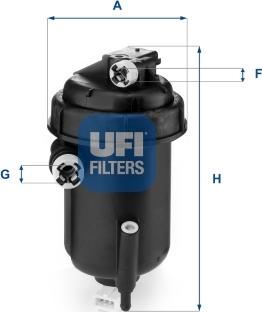 UFI 55.143.00 - Filtre à carburant cwaw.fr