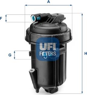 UFI 55.163.00 - Filtre à carburant cwaw.fr