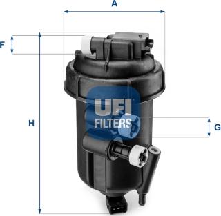 UFI 55.108.00 - Filtre à carburant cwaw.fr