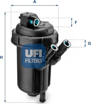 UFI 55.116.00 - Filtre à carburant cwaw.fr