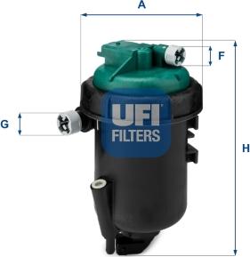 UFI 55.181.00 - Filtre à carburant cwaw.fr