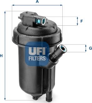 UFI 55.125.00 - Filtre à carburant cwaw.fr