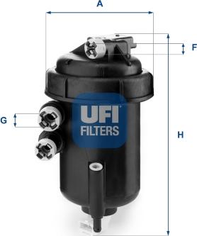 UFI 55.127.00 - Filtre à carburant cwaw.fr