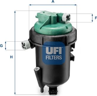 UFI 55.175.00 - Filtre à carburant cwaw.fr