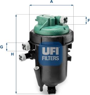 UFI 55.178.00 - Filtre à carburant cwaw.fr