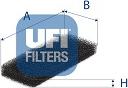 UFI 53.517.00 - Filtre, air de l'habitacle cwaw.fr