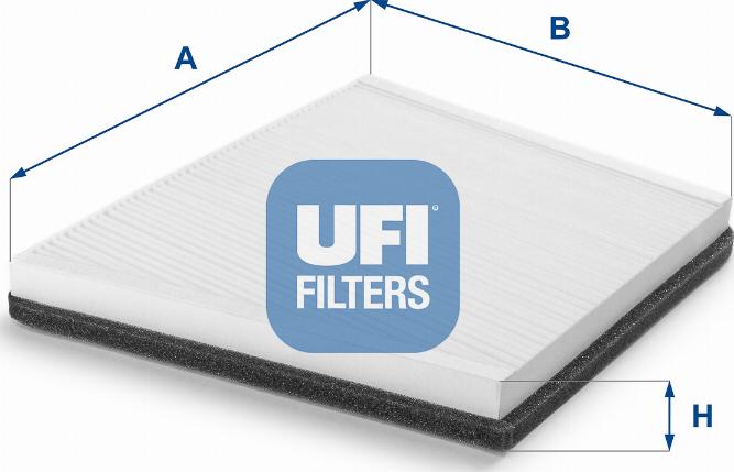 UFI 53.095.00 - Filtre, air de l'habitacle cwaw.fr