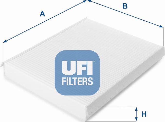 UFI 53.040.00 - Filtre, air de l'habitacle cwaw.fr