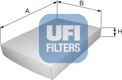 UFI 53.048.00 - Filtre, air de l'habitacle cwaw.fr