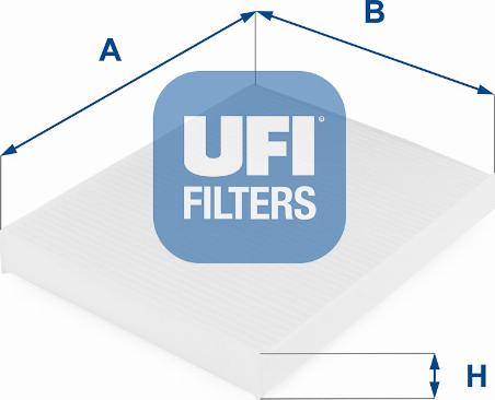 UFI 53.043.00 - Filtre, air de l'habitacle cwaw.fr