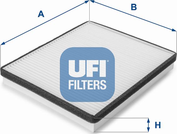 UFI 53.057.00 - Filtre, air de l'habitacle cwaw.fr