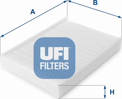 UFI 53.060.00 - Filtre, air de l'habitacle cwaw.fr