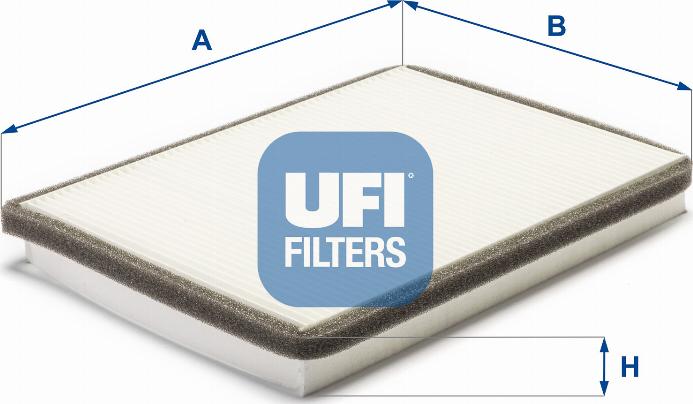 UFI 53.004.00 - Filtre, air de l'habitacle cwaw.fr