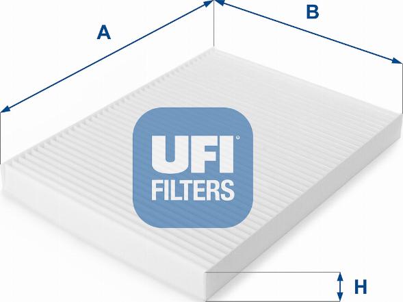 UFI 53.006.00 - Filtre, air de l'habitacle cwaw.fr