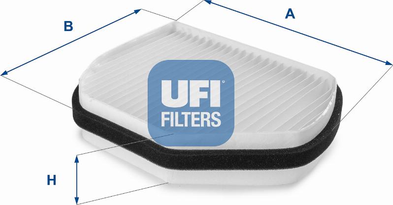 UFI 53.007.00 - Filtre, air de l'habitacle cwaw.fr