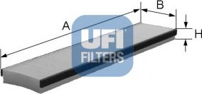 UFI 53.016.00 - Filtre, air de l'habitacle cwaw.fr