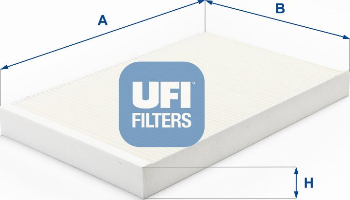 UFI 53.011.00 - Filtre, air de l'habitacle cwaw.fr