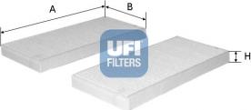 UFI 53.080.00 - Filtre, air de l'habitacle cwaw.fr