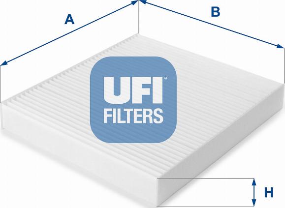 UFI 53.035.00 - Filtre, air de l'habitacle cwaw.fr