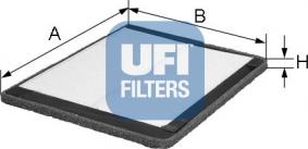 UFI 53.020.00 - Filtre, air de l'habitacle cwaw.fr