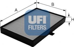 UFI 53.079.00 - Filtre, air de l'habitacle cwaw.fr