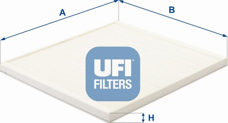 UFI 53.074.00 - Filtre, air de l'habitacle cwaw.fr