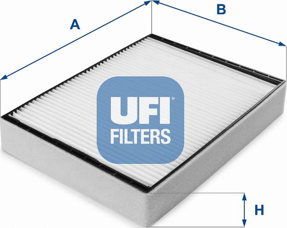 UFI 53.077.00 - Filtre, air de l'habitacle cwaw.fr