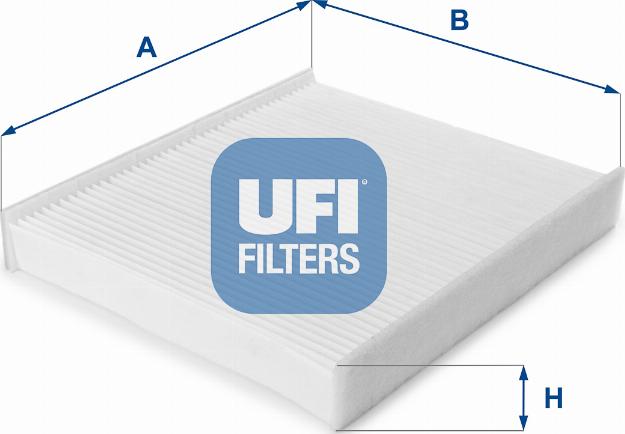 UFI 53.190.00 - Filtre, air de l'habitacle cwaw.fr