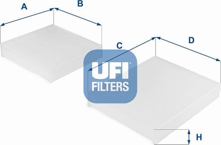 UFI 53.143.00 - Filtre, air de l'habitacle cwaw.fr