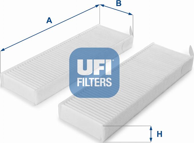 UFI 53.154.00 - Filtre, air de l'habitacle cwaw.fr