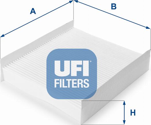 UFI 53.157.00 - Filtre, air de l'habitacle cwaw.fr