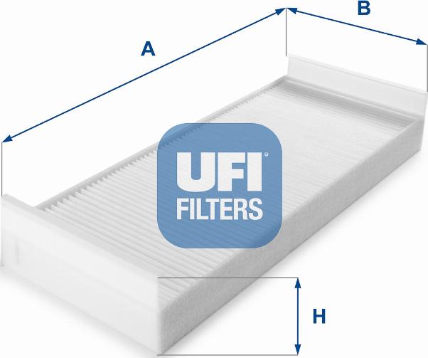 UFI 53.165.00 - Filtre, air de l'habitacle cwaw.fr