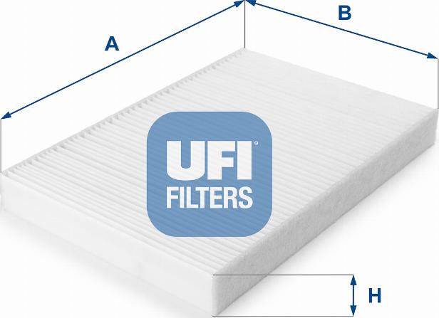 UFI 53.161.00 - Filtre, air de l'habitacle cwaw.fr