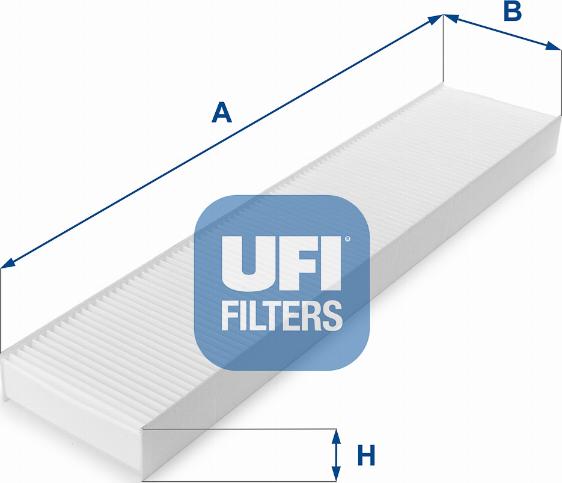 UFI 53.162.00 - Filtre, air de l'habitacle cwaw.fr