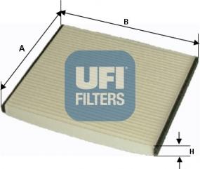 UFI 53.184.00 - Filtre, air de l'habitacle cwaw.fr