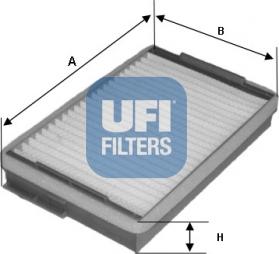 UFI 53.139.00 - Filtre, air de l'habitacle cwaw.fr