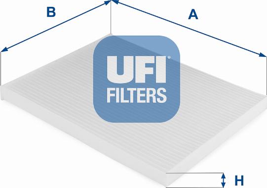 UFI 53.124.00 - Filtre, air de l'habitacle cwaw.fr