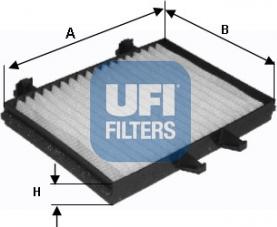 UFI 53.128.00 - Filtre, air de l'habitacle cwaw.fr