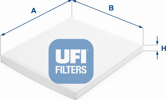 UFI 53.390.00 - Filtre, air de l'habitacle cwaw.fr