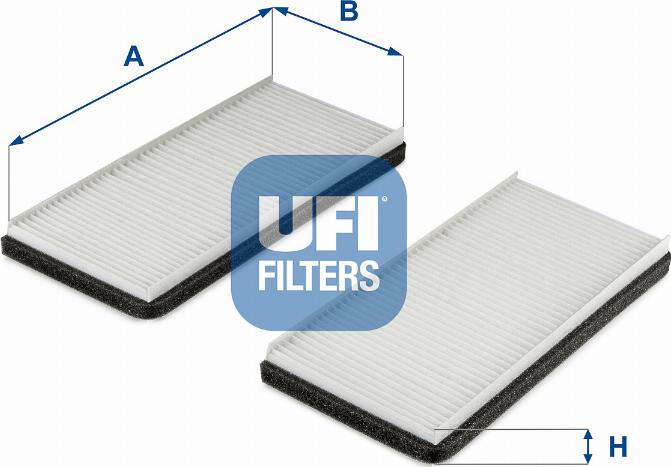 UFI 53.310.00 - Filtre, air de l'habitacle cwaw.fr