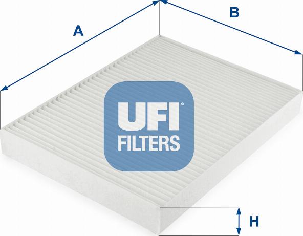 UFI 53.312.00 - Filtre, air de l'habitacle cwaw.fr